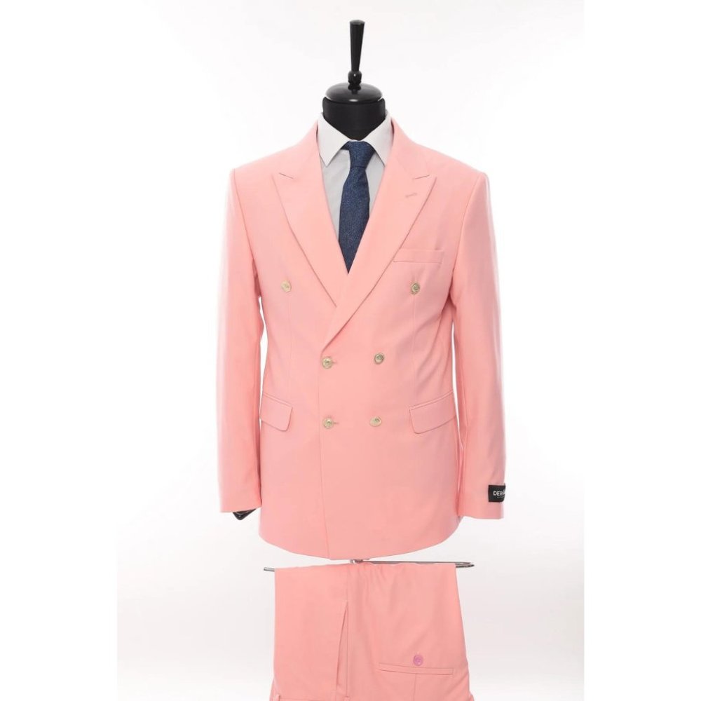 Derman Double Breasted Pink Royal Series Suit